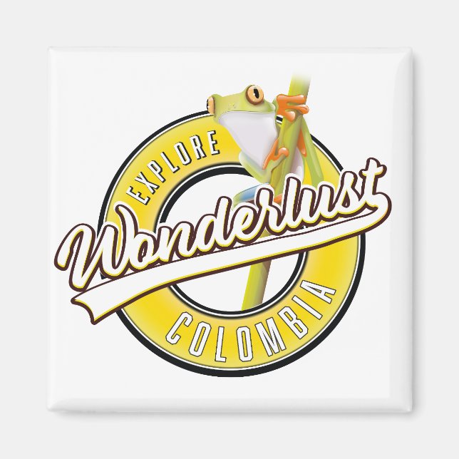 explore Colombia wonderlust Magnet (Front)