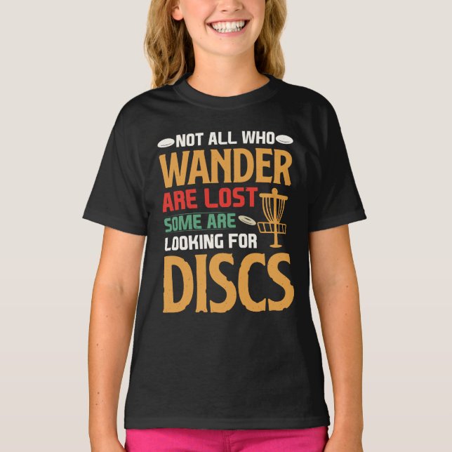 Explore Course and Unleash Your Inner Disc Golf T-Shirt (Front)