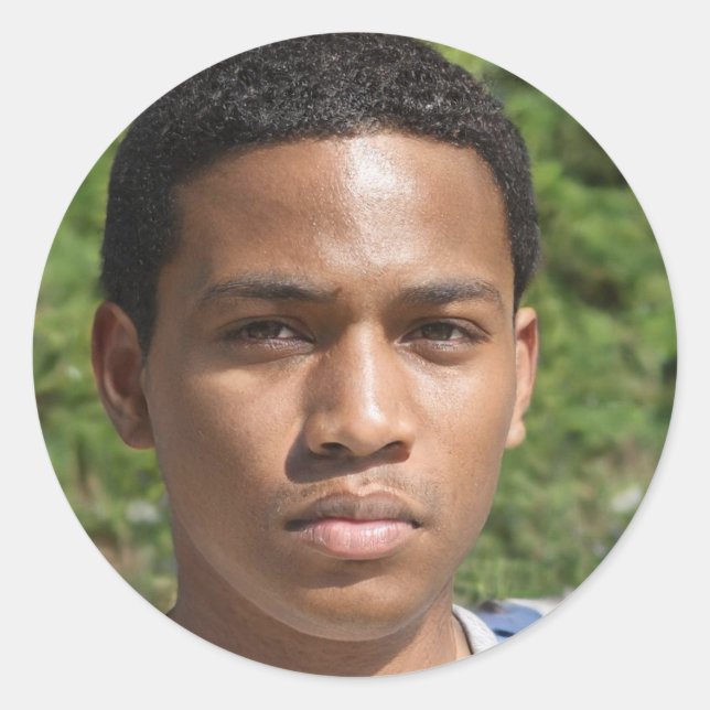 Explore, Discover, Live Classic Round Sticker (Front)