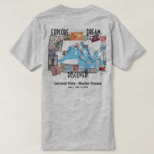 Explore, Dream, Discover - Carnival Vista T-Shirt