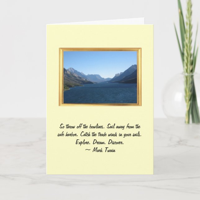 Explore Dream Discover - Good Bye Card (Front)