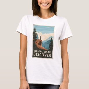 Explore dream discover T-Shirt