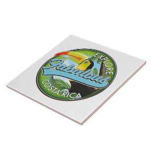 Explore fabulous costa rica logo tile