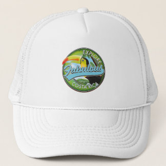 Explore fabulous costa rica logo trucker hat