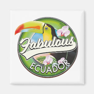 Explore fabulous Ecuador logo Magnet