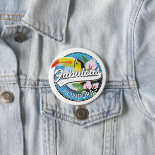 Explore fabulous Honduras logo 7.5 Cm Round Badge