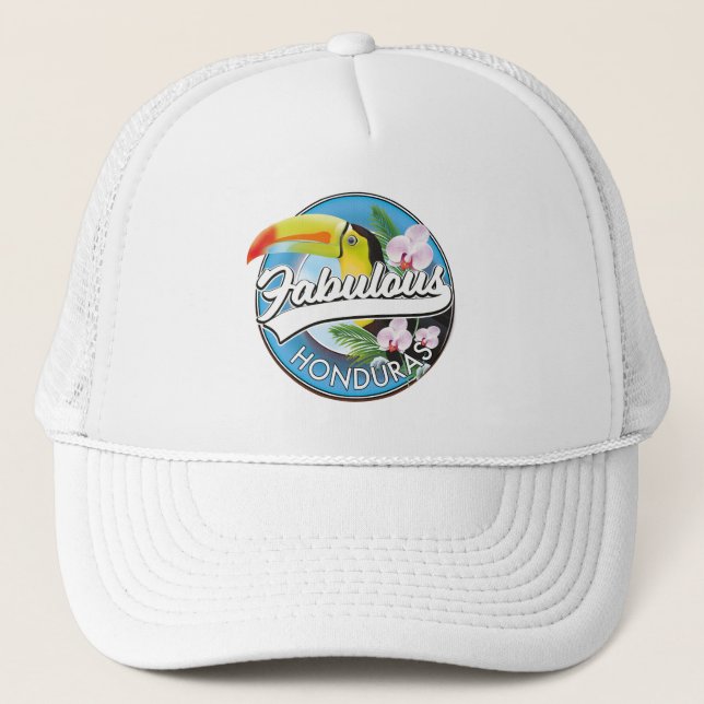 Explore fabulous Honduras logo  Trucker Hat (Front)
