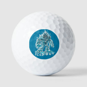 Explore funny Bigfoot Gifts & Chilling Yeti Items Golf Balls