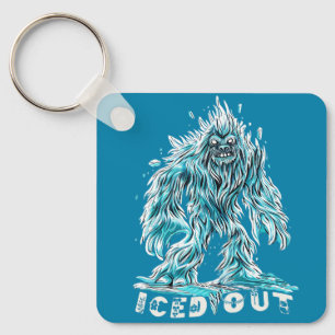 Explore funny Bigfoot Gifts & Chilling Yeti Items Key Ring