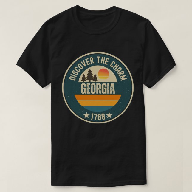 Explore Georgia- Designs for Every Lover T-Shirt (Design Front)