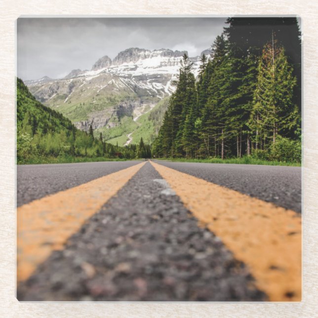 Explore Glass Coaster (Front)