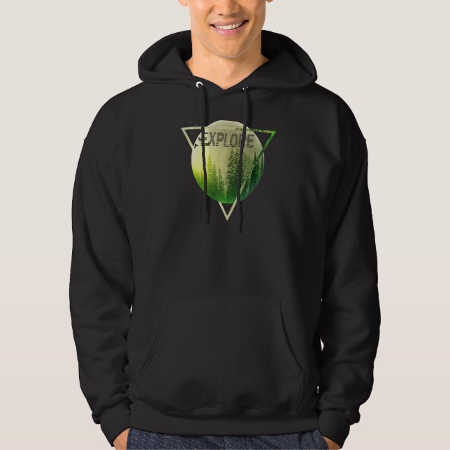Explore Hiking Camping Hoodie (Front)