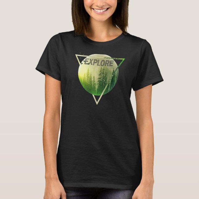 Explore Hiking Camping T-Shirt (Front)