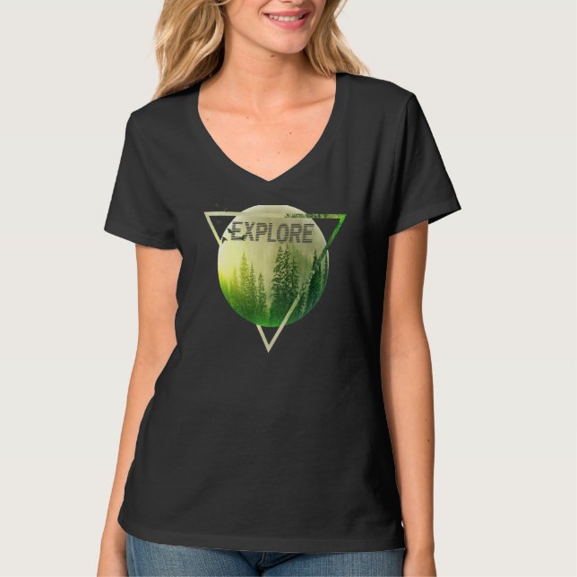 Explore Hiking Camping T-Shirt (Front)