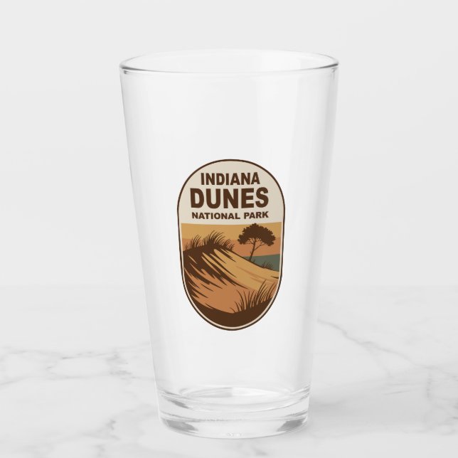 Explore Indiana Dunes National Park Glass (Front)