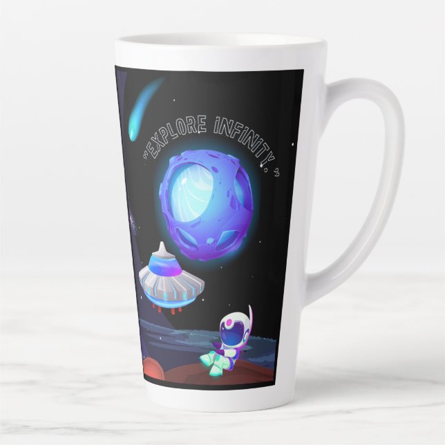 Explore Infinity Latte Mug (Right)