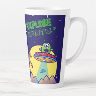 Explore infinity latte mug