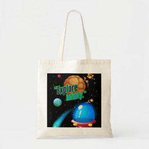 Explore infinity tote bag