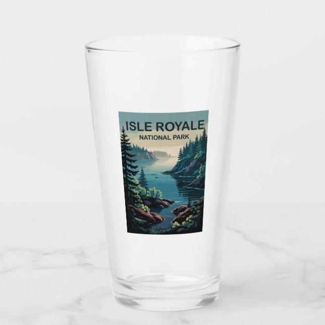 Explore Isle Royale Michigan’s Remote Paradise  Glass (Front)