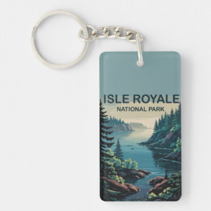 Explore Isle Royale Michigan’s Remote Paradise Key Ring