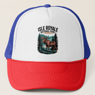 Explore Isle Royale National Park Lake Superior Trucker Hat