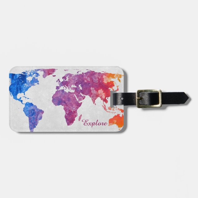 Explore Luggage Tag (Front Horizontal)