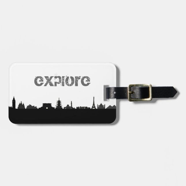 Explore Luggage Tag (Front Horizontal)