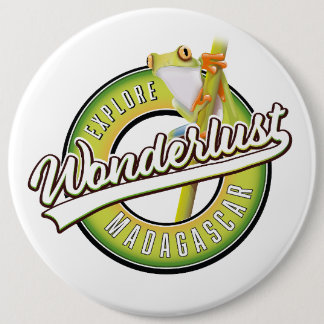 Explore Madagascar wonderlust 6 Cm Round Badge