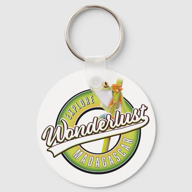 Explore Madagascar wonderlust Key Ring (Front)