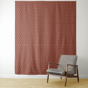 Explore Modern Optical Illusions with Cube Pattern Tapestry