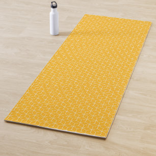 Explore Modern Optical Illusions with Cube Pattern Yoga Mat