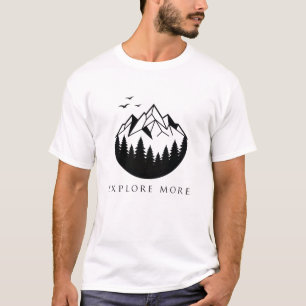 Explore More Geometric Mountain T-Shirt