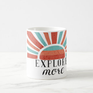 Explore More -Gradient retro sunset Coffee Mug