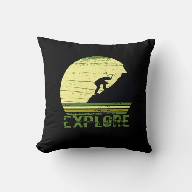 Explore more into the wild hiking  cushion (Front)