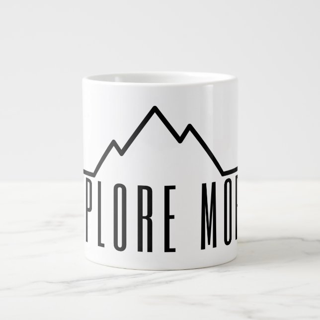 Explore More Minimalist Mountain Specialty Mug (Front)