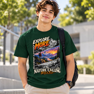 Explore More Mountain Expedition Nature T-Shirt