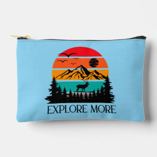 Explore More Mountain Nature Adventure Outdoor Accessory Pouch