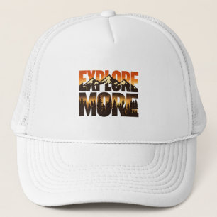 Explore More Vintage Mountain Adventure Outdoor Trucker Hat