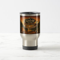 Explore More Worry Less–Adventure Travel Mug Wrap
