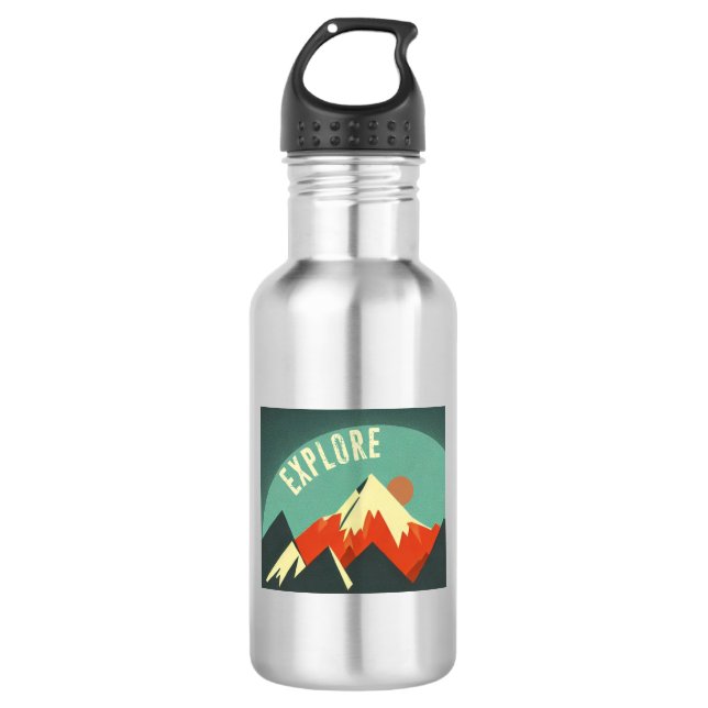 Explore Mountains 532 Ml Water Bottle (Front)