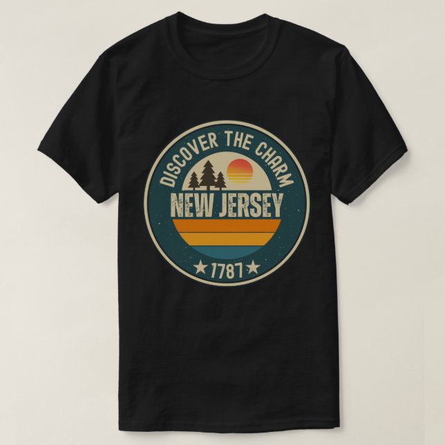 Explore New Jersey- Designs for Every Lover T-Shirt (Design Front)