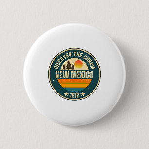 Explore New Mexico Designs For Every Lover 6 Cm Round Badge