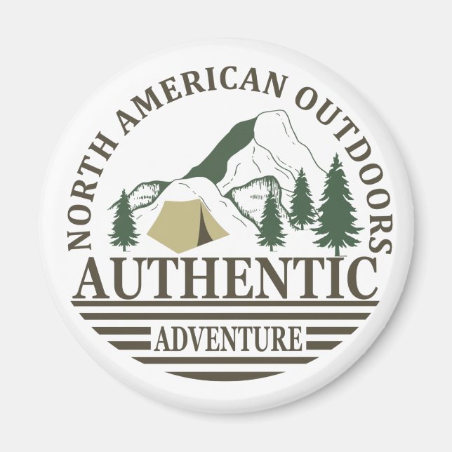 explore north american outdoor authentic magnet (Front)