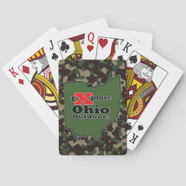 Explore Ohio Outdoors Playing Cards (Back)