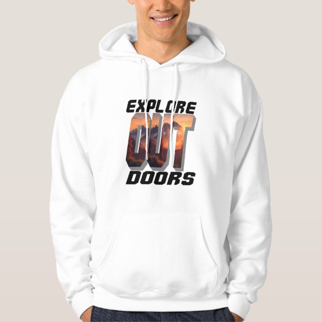 EXPLORE OUT DOORS HOODIE (Front)