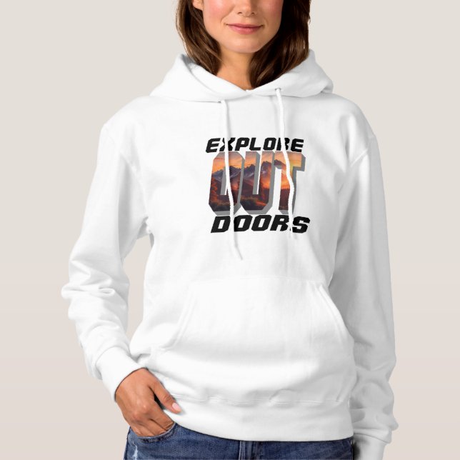 EXPLORE OUT DOORS HOODIE (Front)