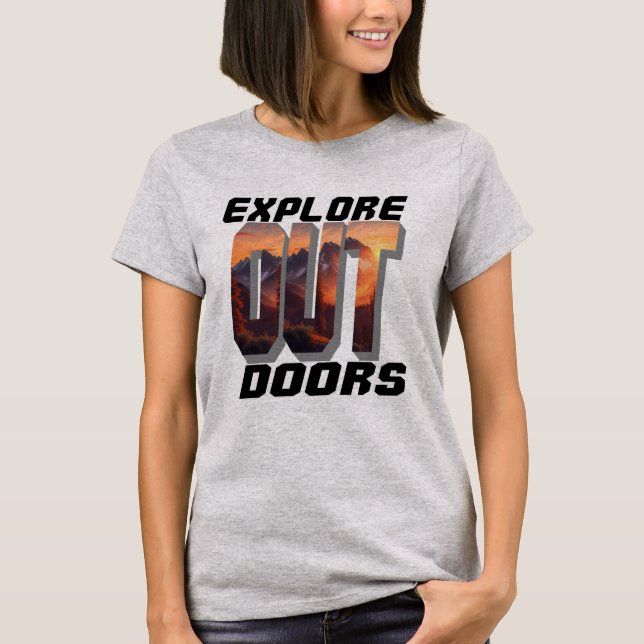 EXPLORE OUT DOORS T-Shirt (Front)