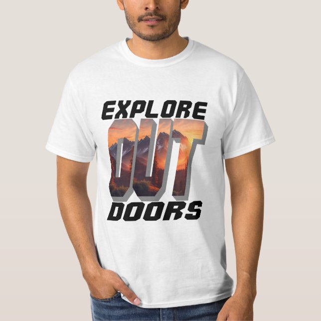 EXPLORE OUT DOORS T-Shirt (Front)