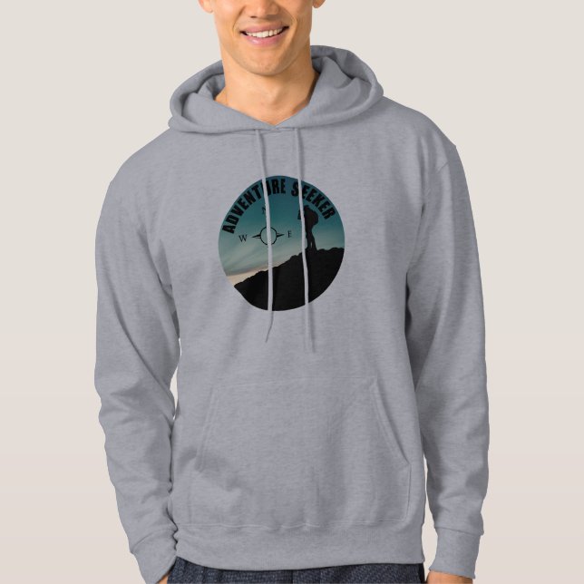 explore outdoor adventure seeker hoodie (Front)