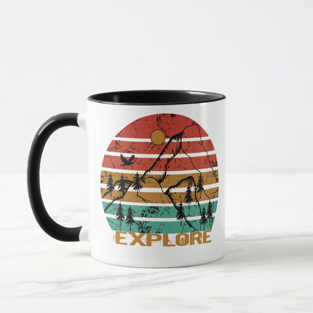 Explore outdoor vintage mug (Left)